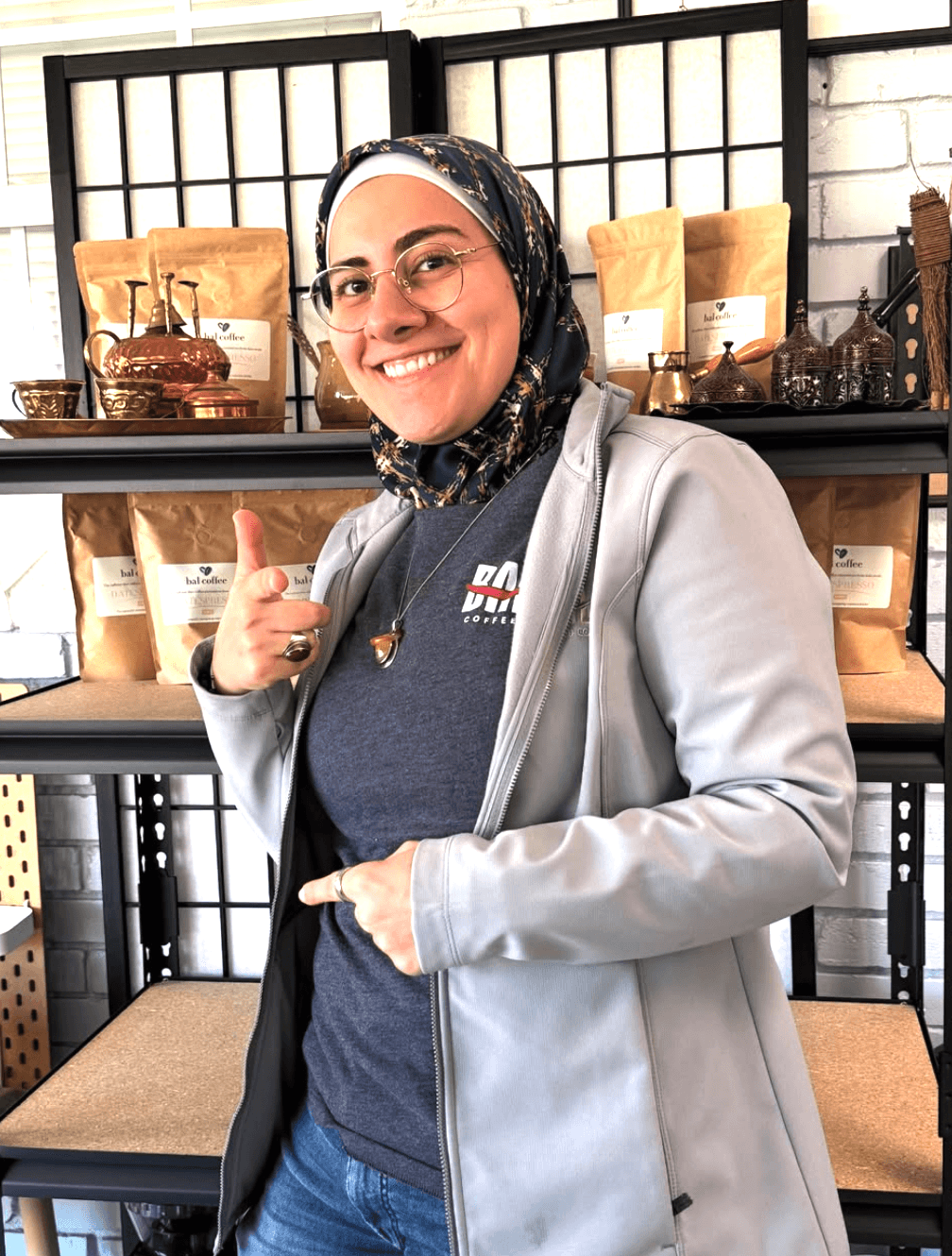 Judy Ghashim, founder of BAL Coffee